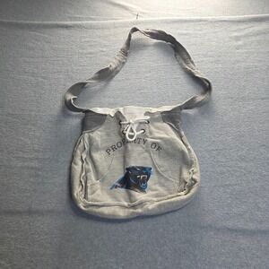 Littlearth Carolina Panthers Crossbody Bag Gray Sweatshirt Hoodie Purse NFL